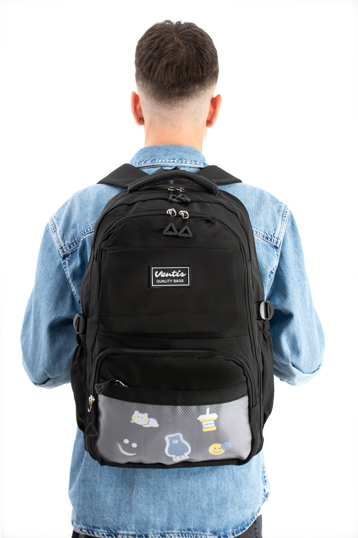 Ultra Hafif Su Geçirmez Çok Cepli Sırt Çantası Unisex Kore Stil  VNT-1-7D