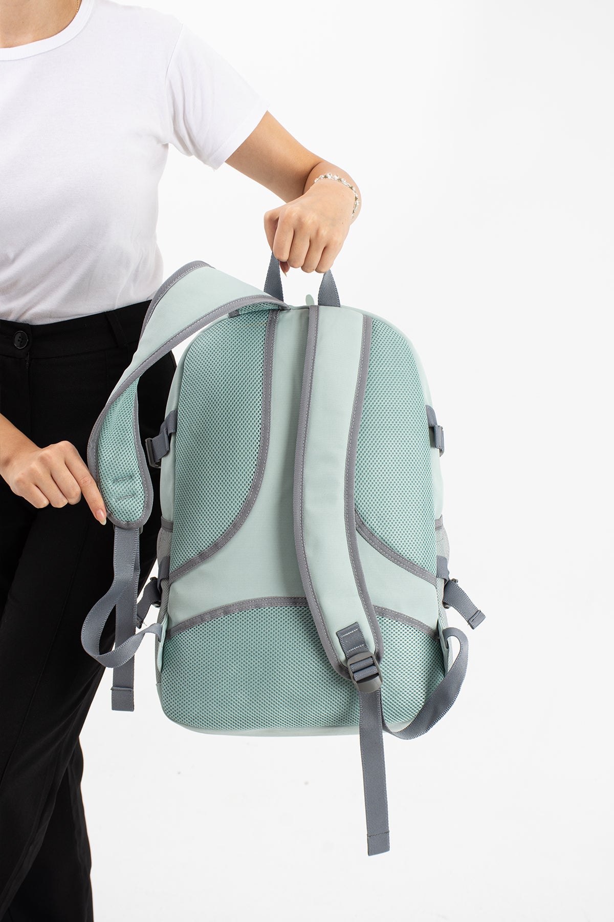 Ultra Hafif Su Geçirmez Çok Cepli Sırt Çantası Unisex Kore Stil  VNT-1-3C