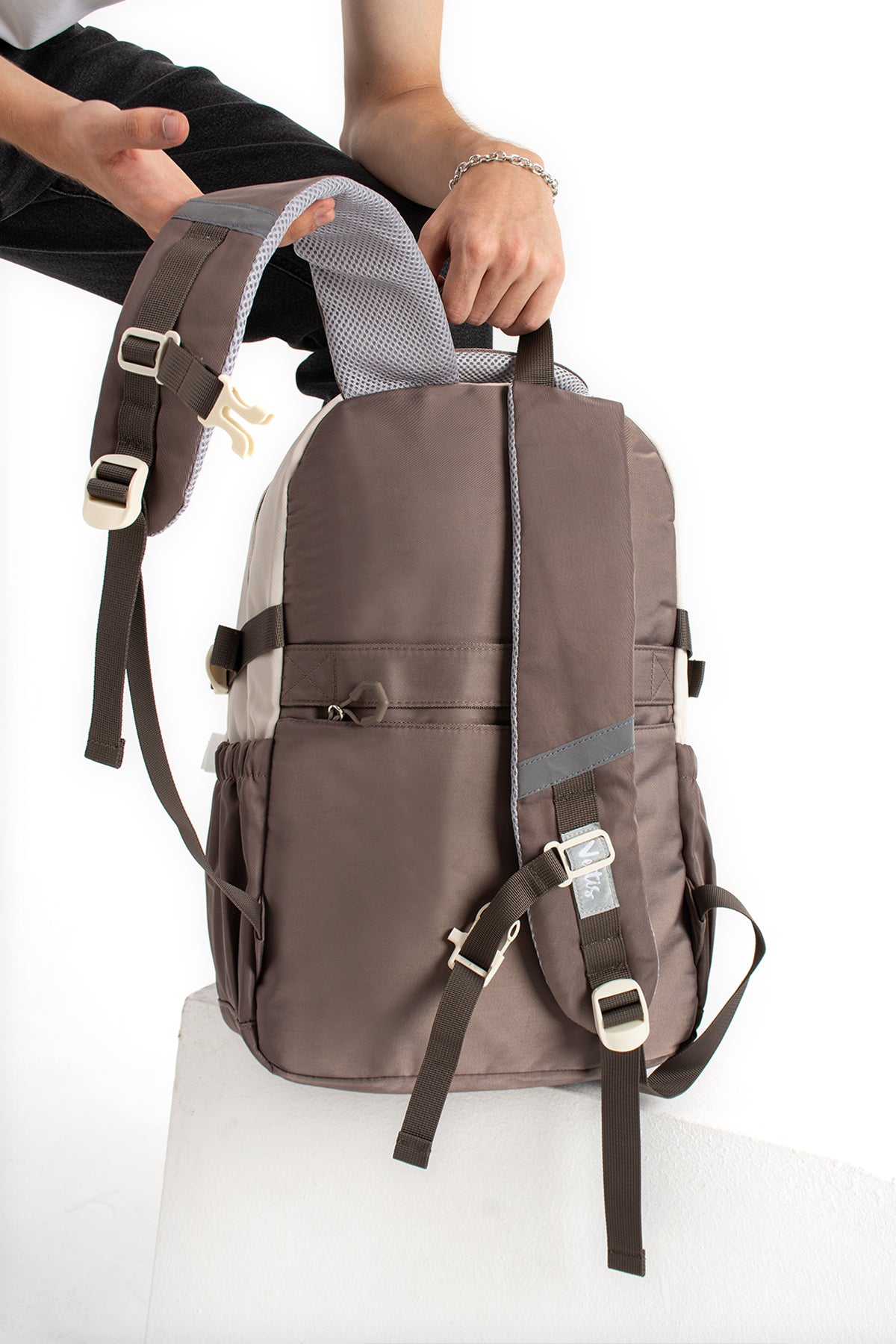 Ultra Hafif Su Geçirmez Çok Cepli Sırt Çantası Unisex Kore Stil  VNT-1-1F