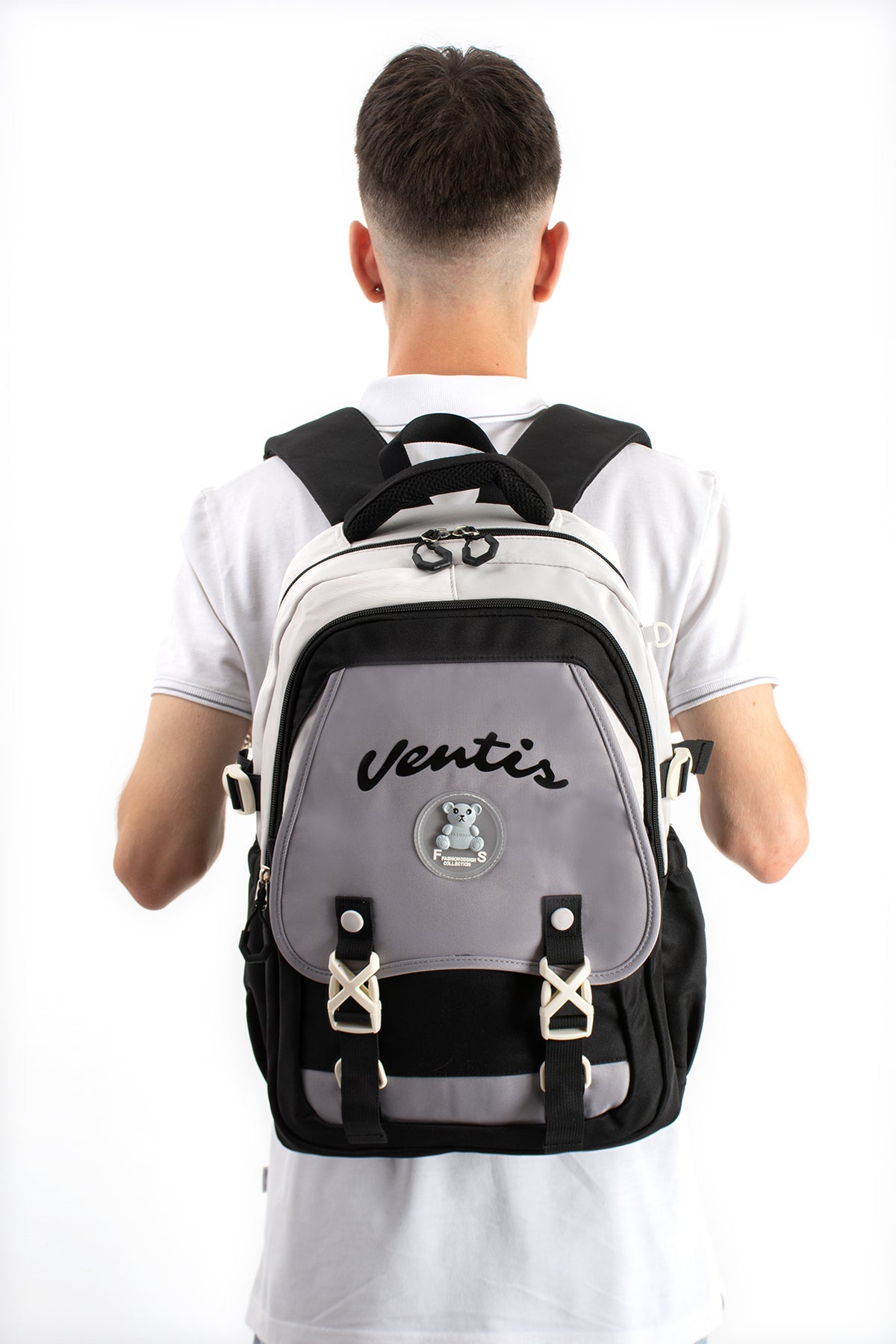 Ultra Hafif Su Geçirmez Çok Cepli Sırt Çantası Unisex Kore Stil  VNT-1-1D