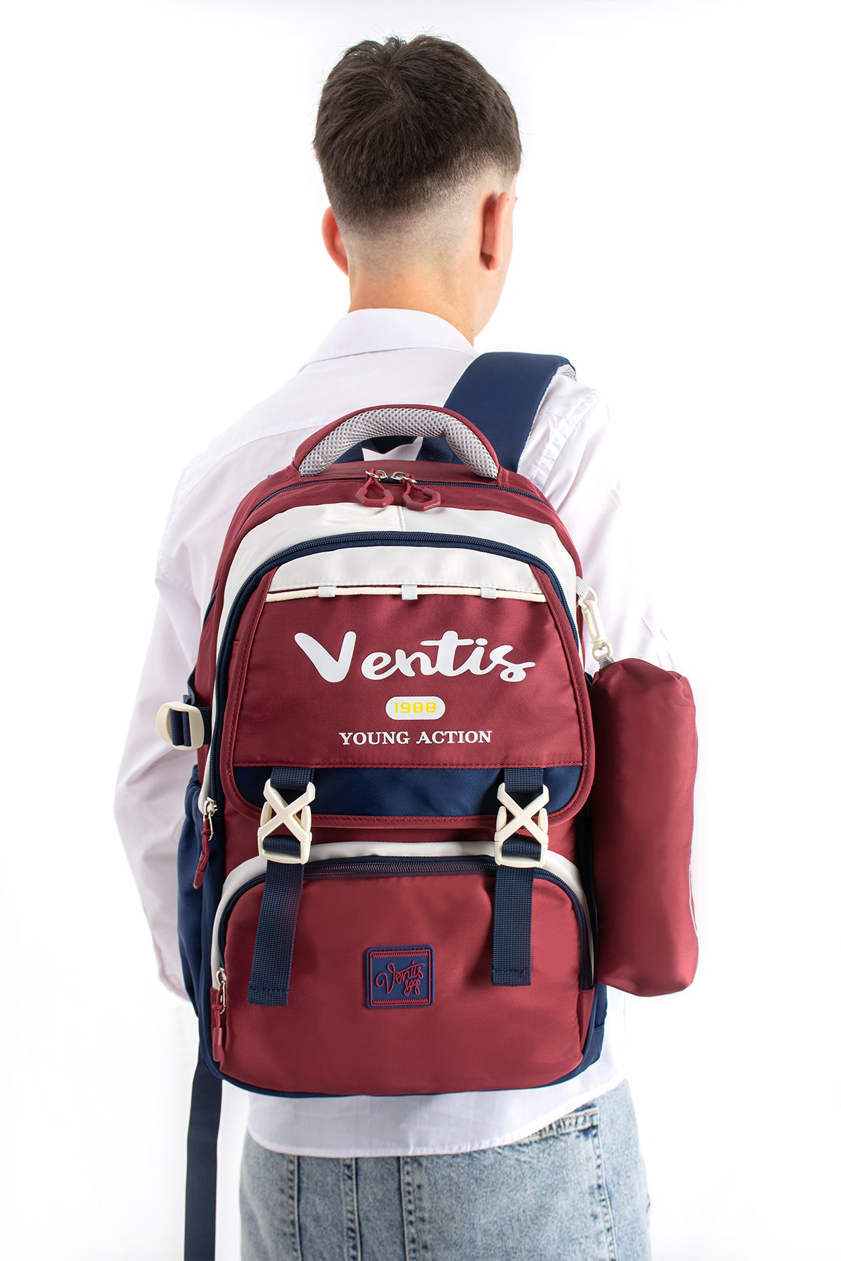 Ultra Hafif Su Geçirmez Çok Cepli Sırt Çantası Unisex Kore Stil  VNT-1-1E