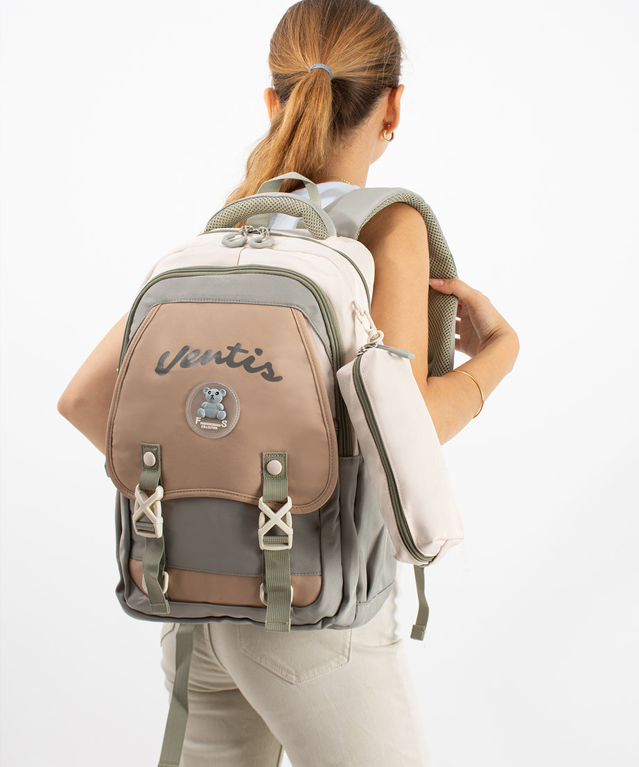 Ultra Hafif Su Geçirmez Çok Cepli Sırt Çantası Unisex Kore Stil  VNT-1-1D