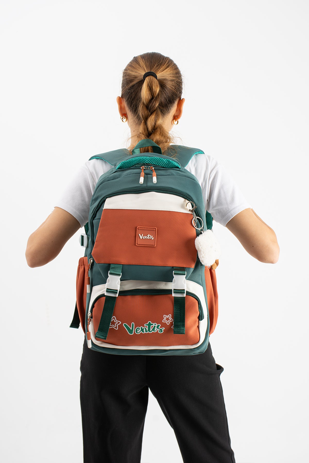 Ultra Hafif Su Geçirmez Çok Cepli Sırt Çantası Unisex Kore Stil  VNT-1-4G