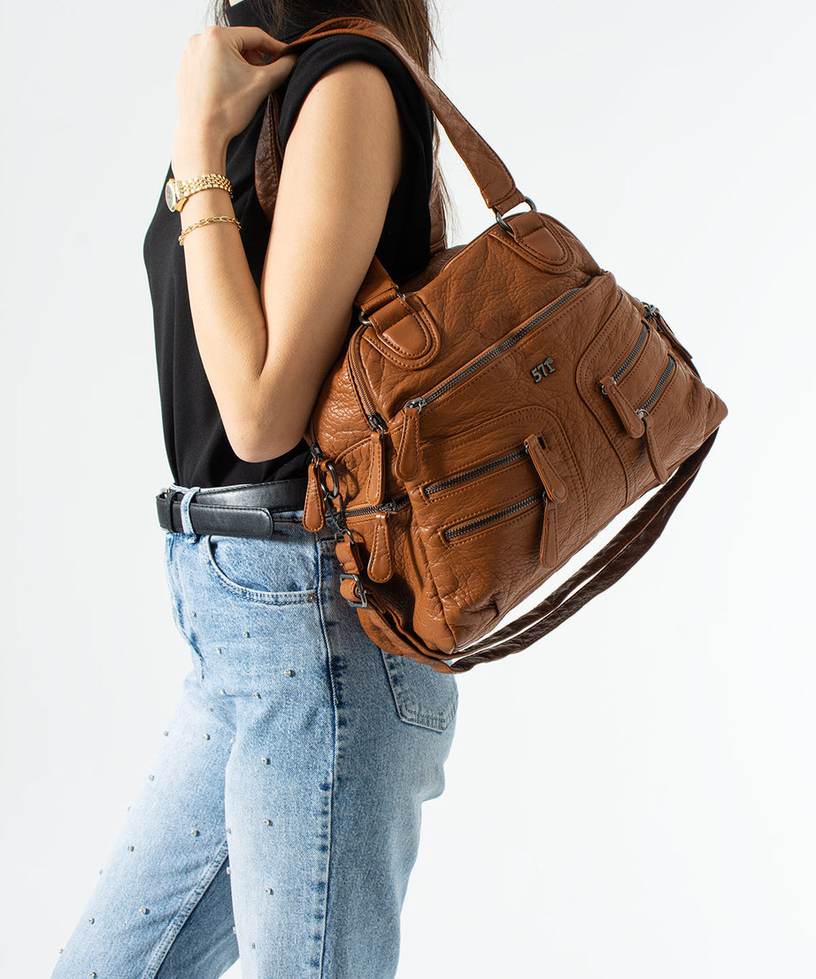 Kol Çapraz İthal Deri Çanta 571-14-18F