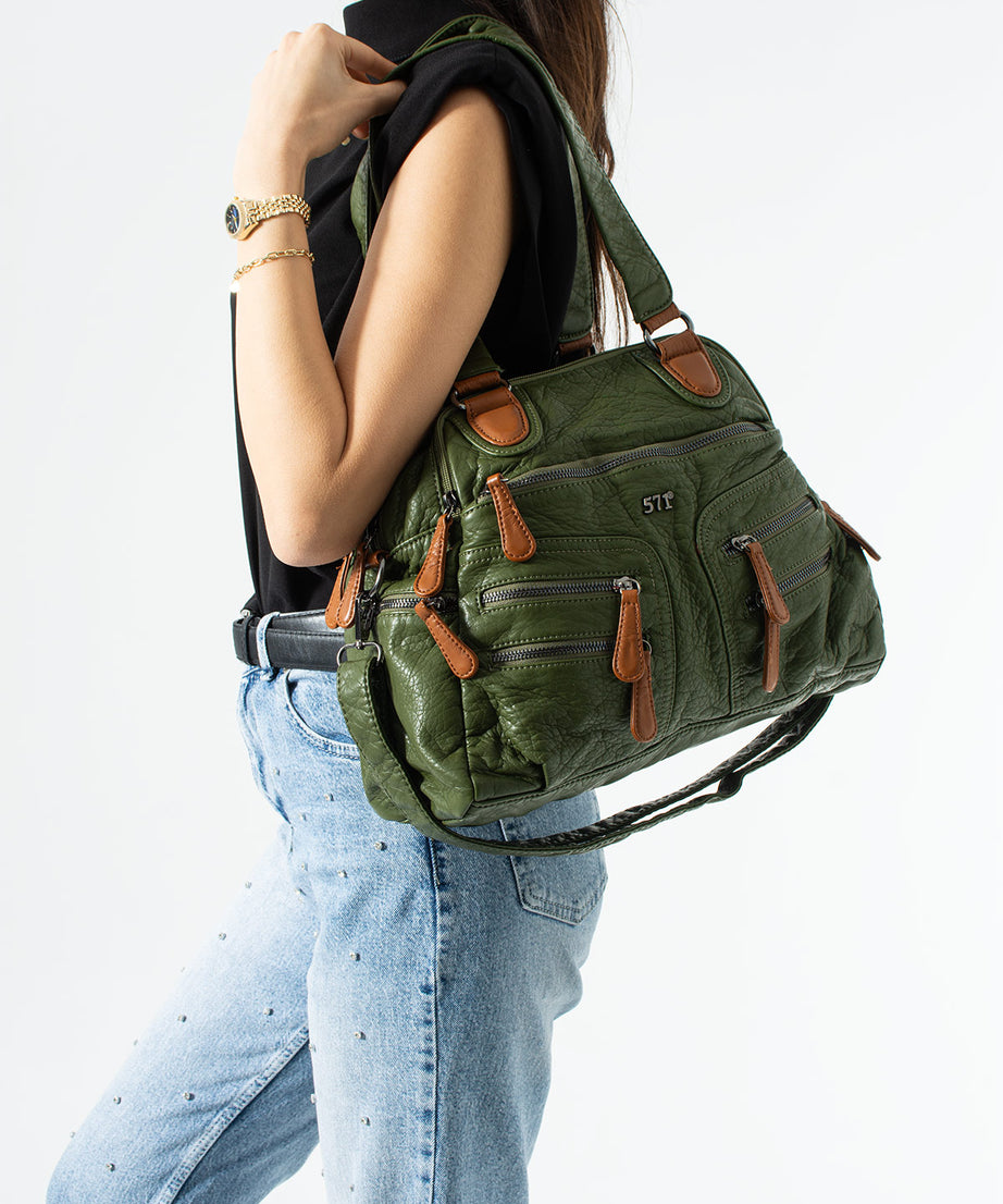 Kol Çapraz İthal Deri Çanta 571-14-18F