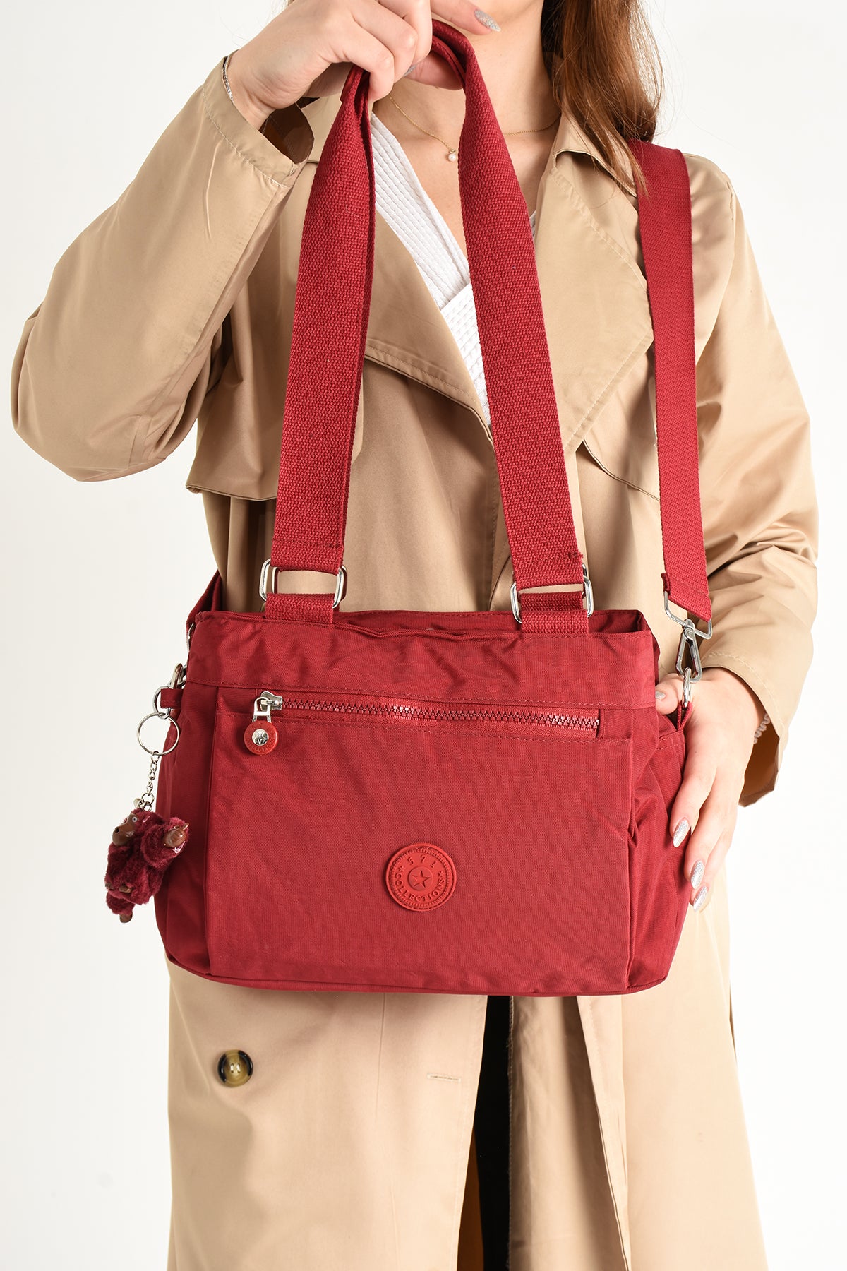 Ultra Hafif Su Geçirmez Çok Cepli Omuz Çantası (Model: 571-5F)