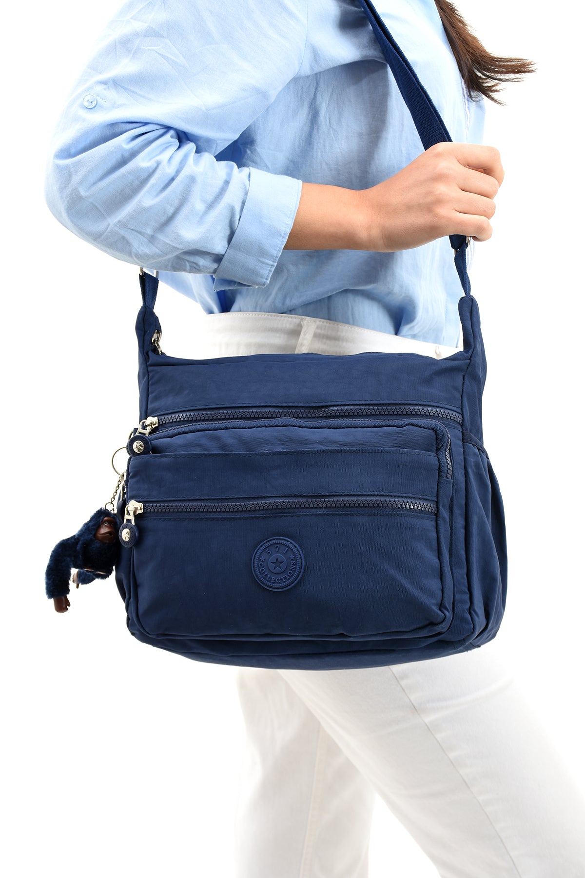 Ultra Hafif Su Geçirmez Çok Cepli Omuz Çantası (Model: 571-6A)