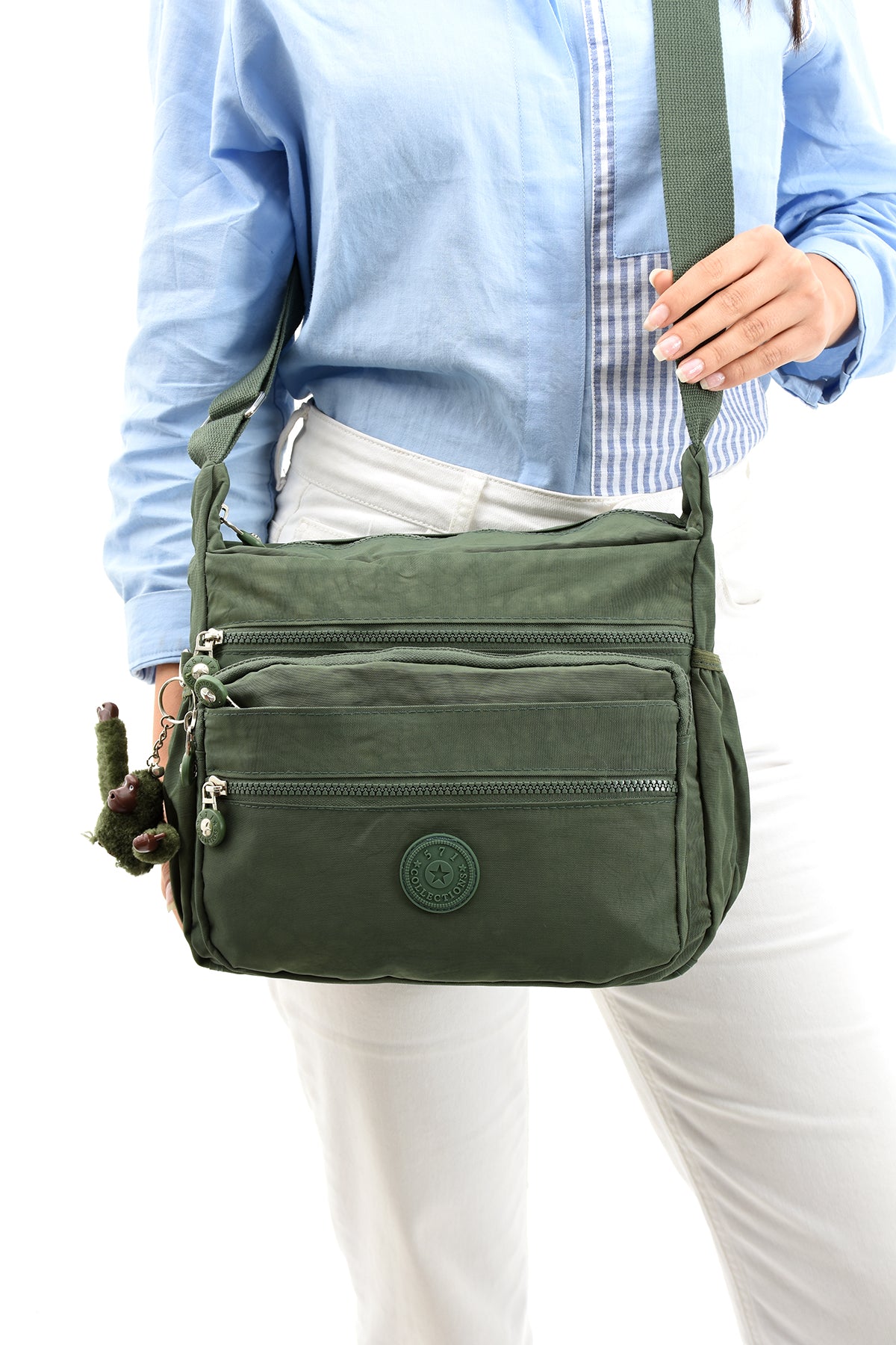 Ultra Hafif Su Geçirmez Çok Cepli Omuz Çantası (Model: 571-6A)