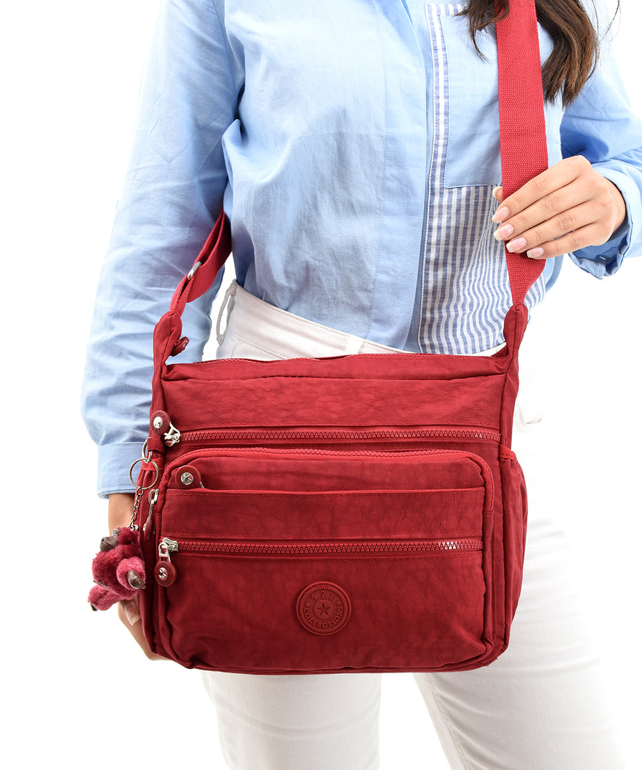 Ultra Hafif Su Geçirmez Çok Cepli Omuz Çantası (Model: 571-6A)