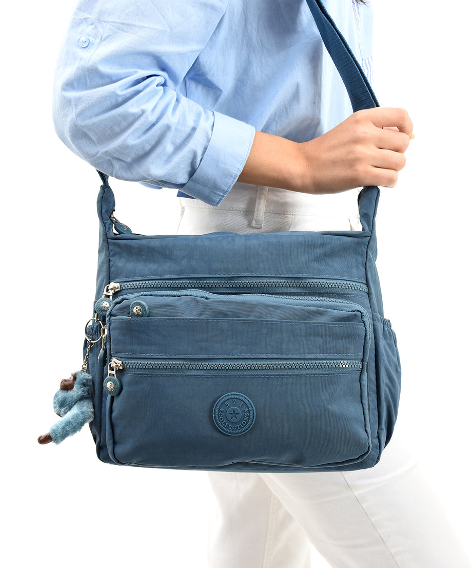 Ultra Hafif Su Geçirmez Çok Cepli Omuz Çantası (Model: 571-6A)