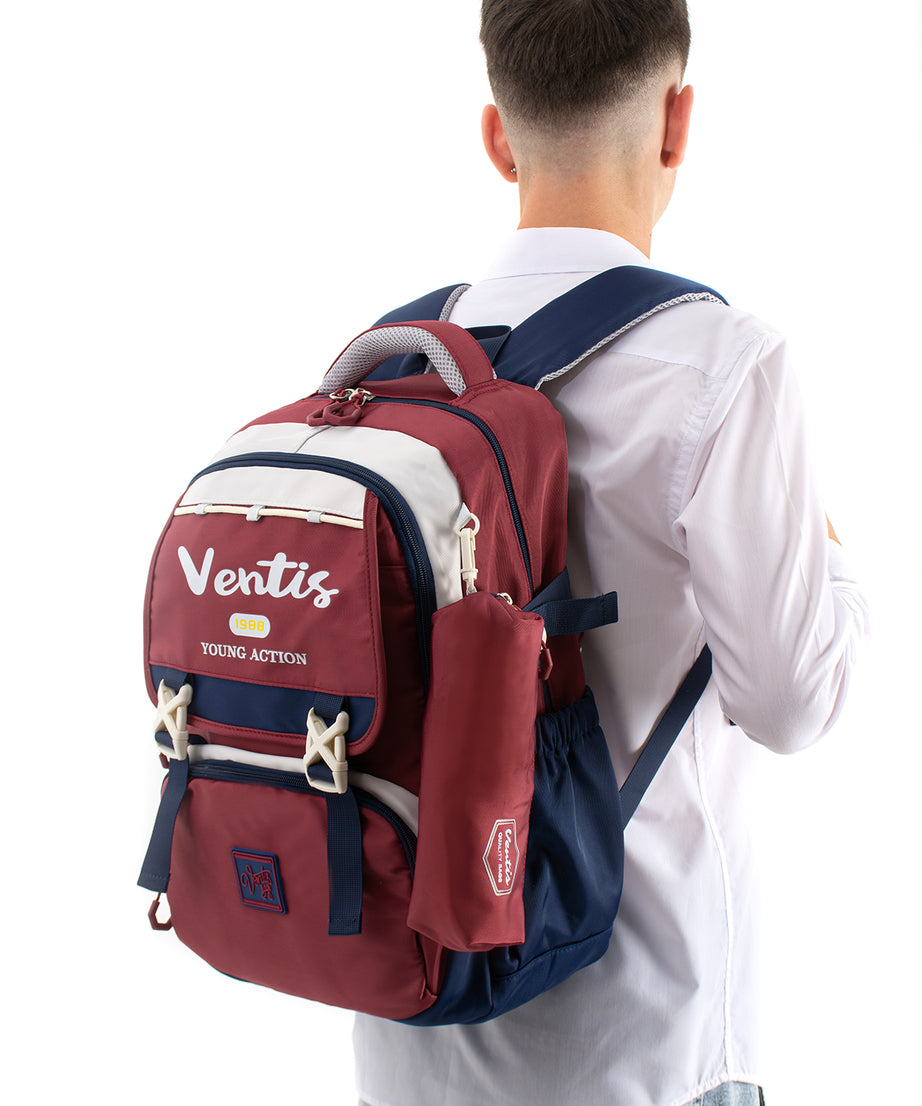 Ultra Hafif Su Geçirmez Çok Cepli Sırt Çantası Unisex Kore Stil  VNT-1-1E
