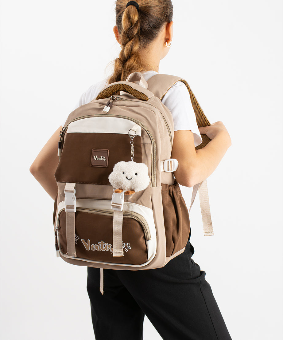 Ultra Hafif Su Geçirmez Çok Cepli Sırt Çantası Unisex Kore Stil  VNT-1-4G