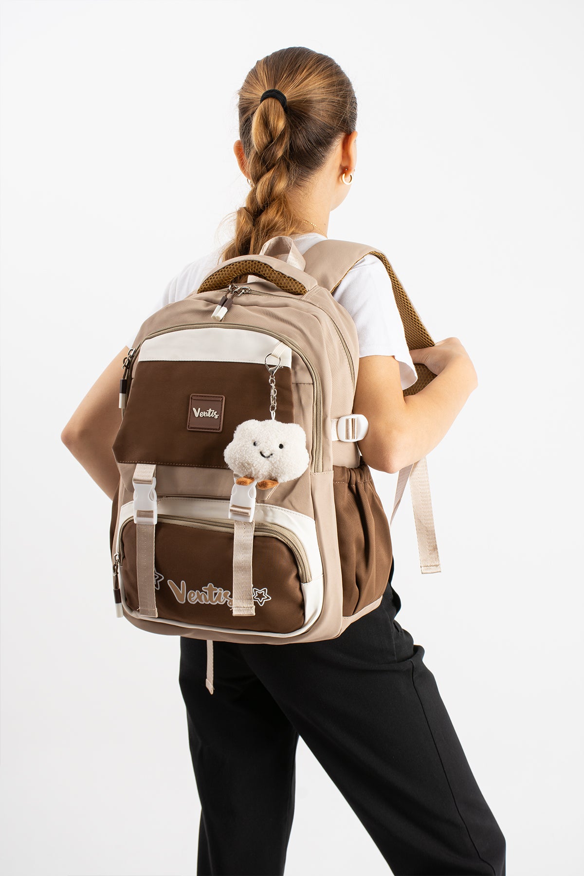Ultra Hafif Su Geçirmez Çok Cepli Sırt Çantası Unisex Kore Stil  VNT-1-4G