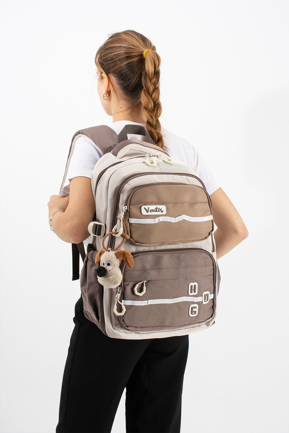 Ultra Hafif Su Geçirmez Çok Cepli Sırt Çantası Unisex Kore Stil  VNT-1-1A