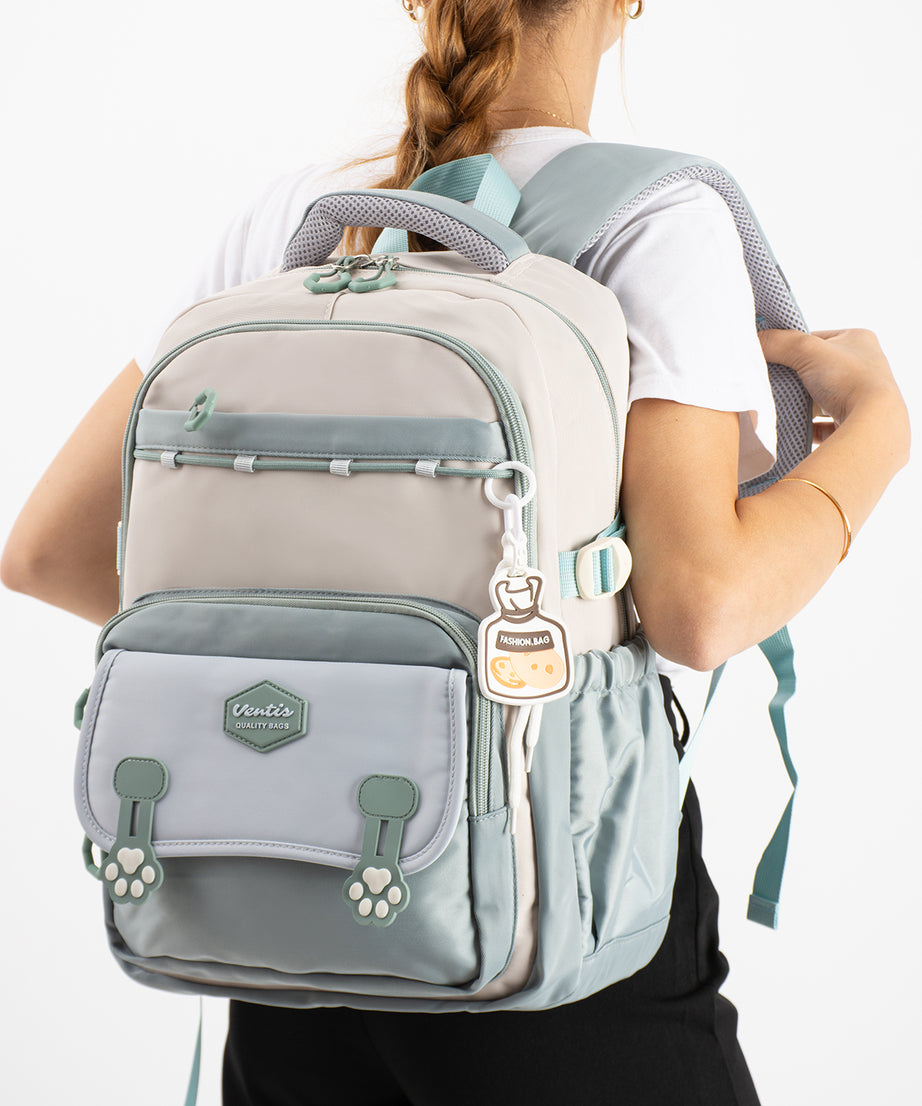 Ultra Hafif Su Geçirmez Çok Cepli Sırt Çantası Unisex Kore Stil  VNT-1-1F