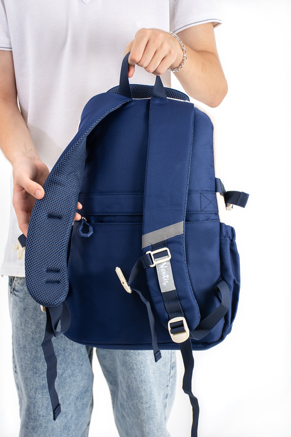 Ultra Hafif Su Geçirmez Çok Cepli Sırt Çantası Unisex Kore Stil  VNT-1-1D