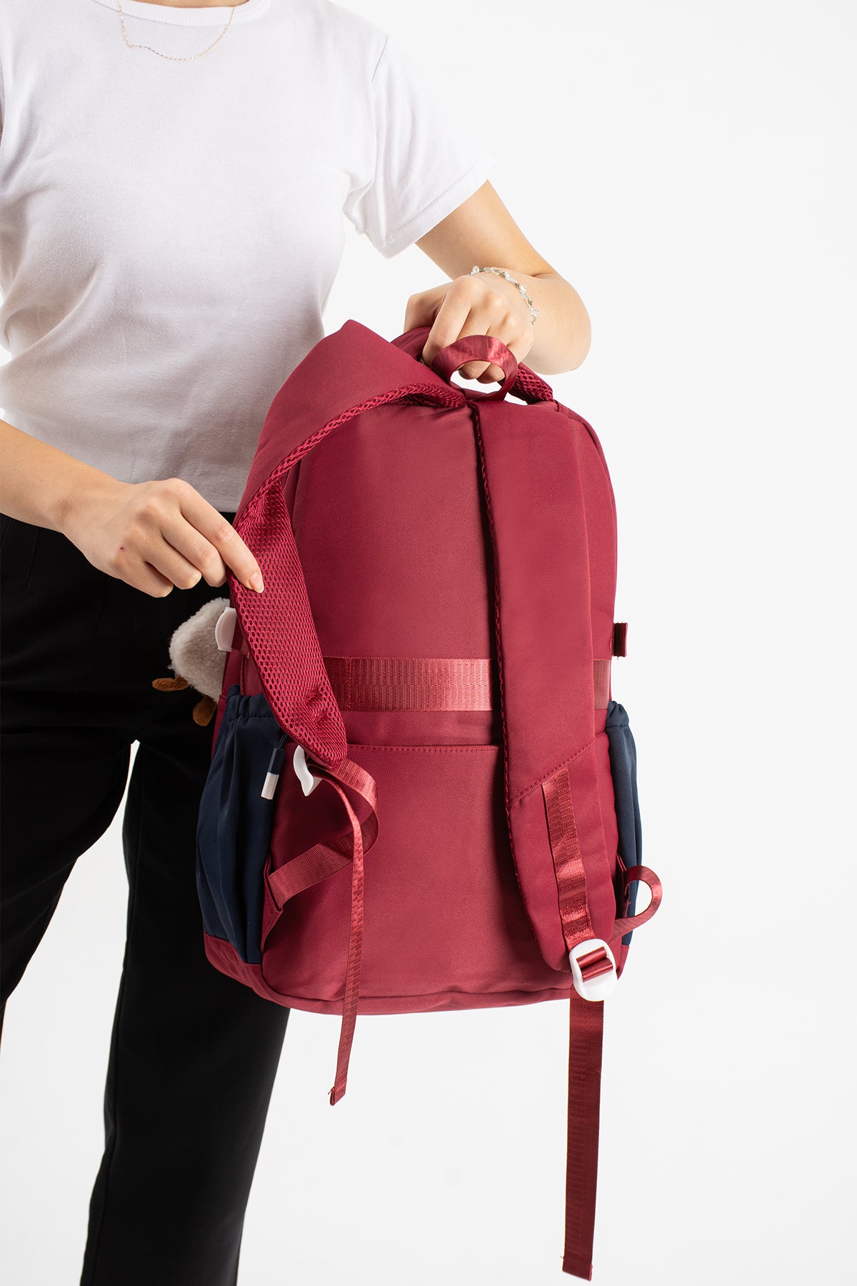 Ultra Hafif Su Geçirmez Çok Cepli Sırt Çantası Unisex Kore Stil  VNT-1-4G