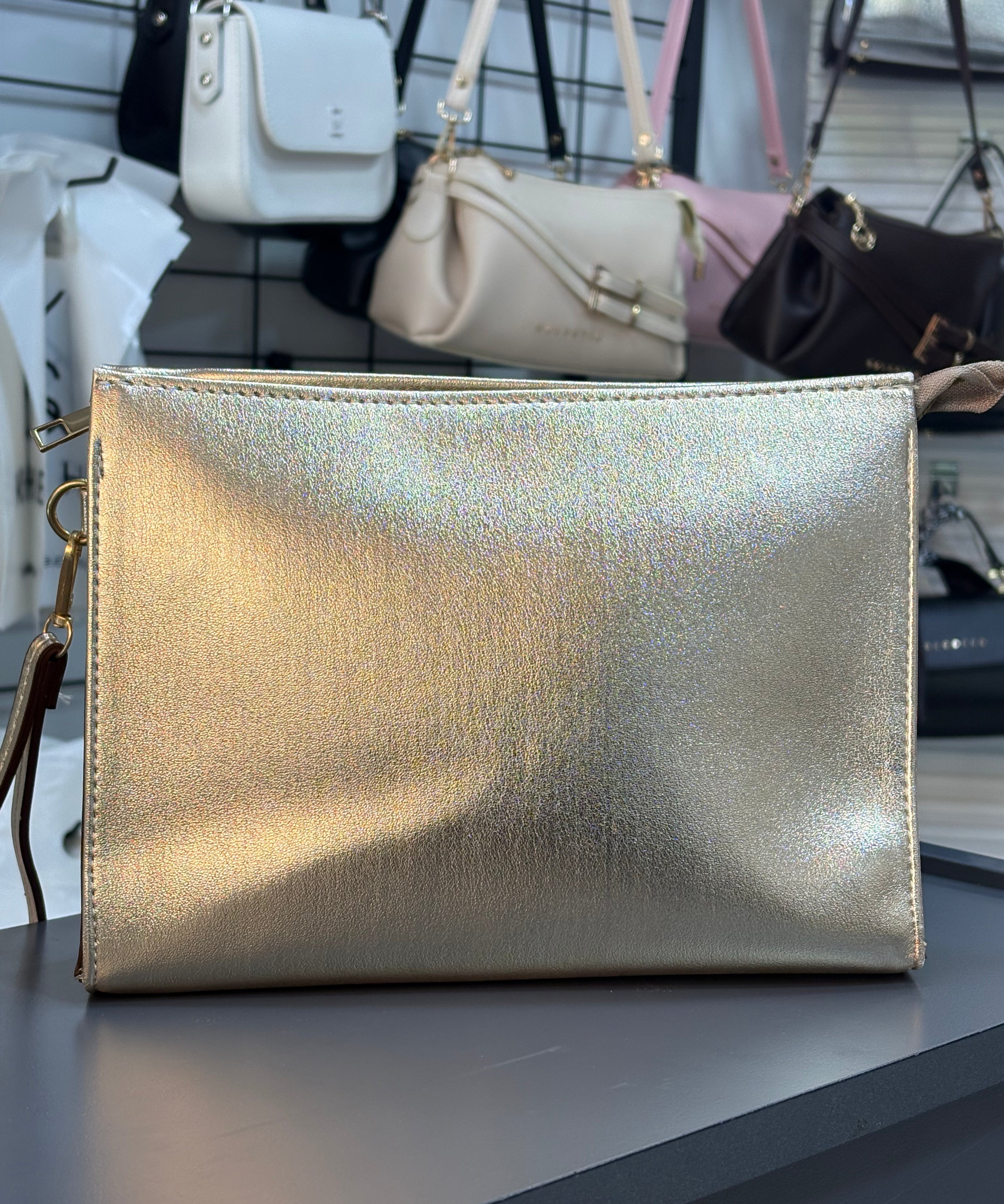 Kadın Baskılı Kadın Clutch El Çantası portföy KS-4076