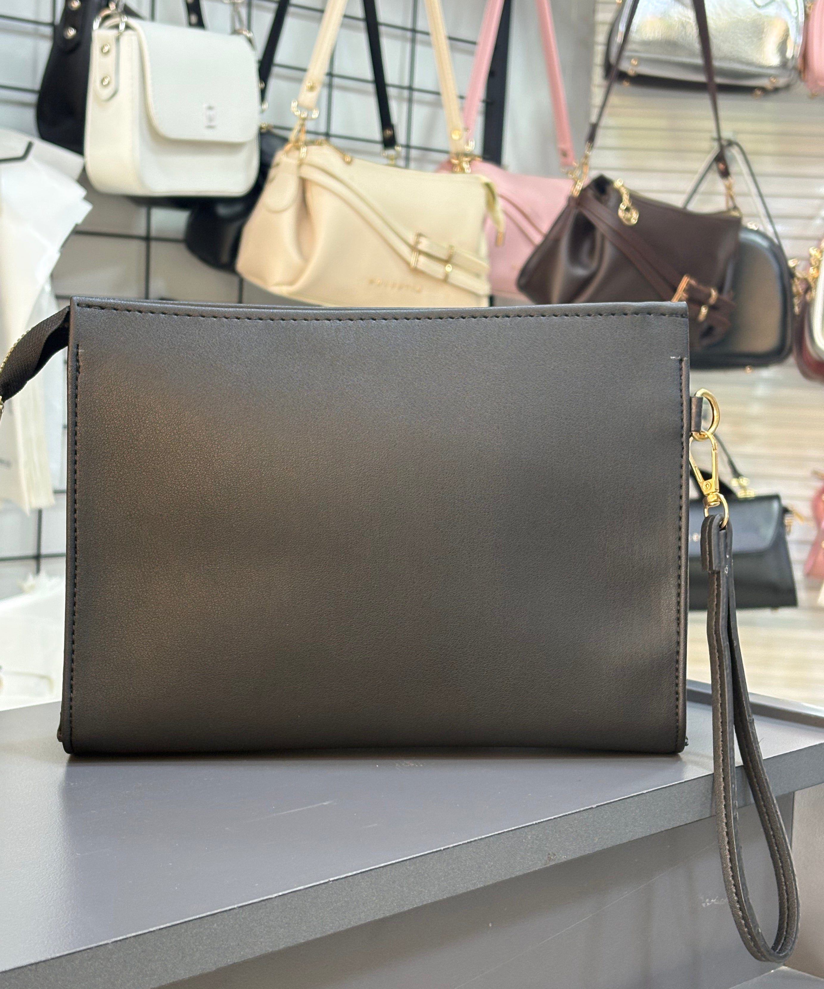Kadın Baskılı Kadın Clutch El Çantası portföy KS-4076