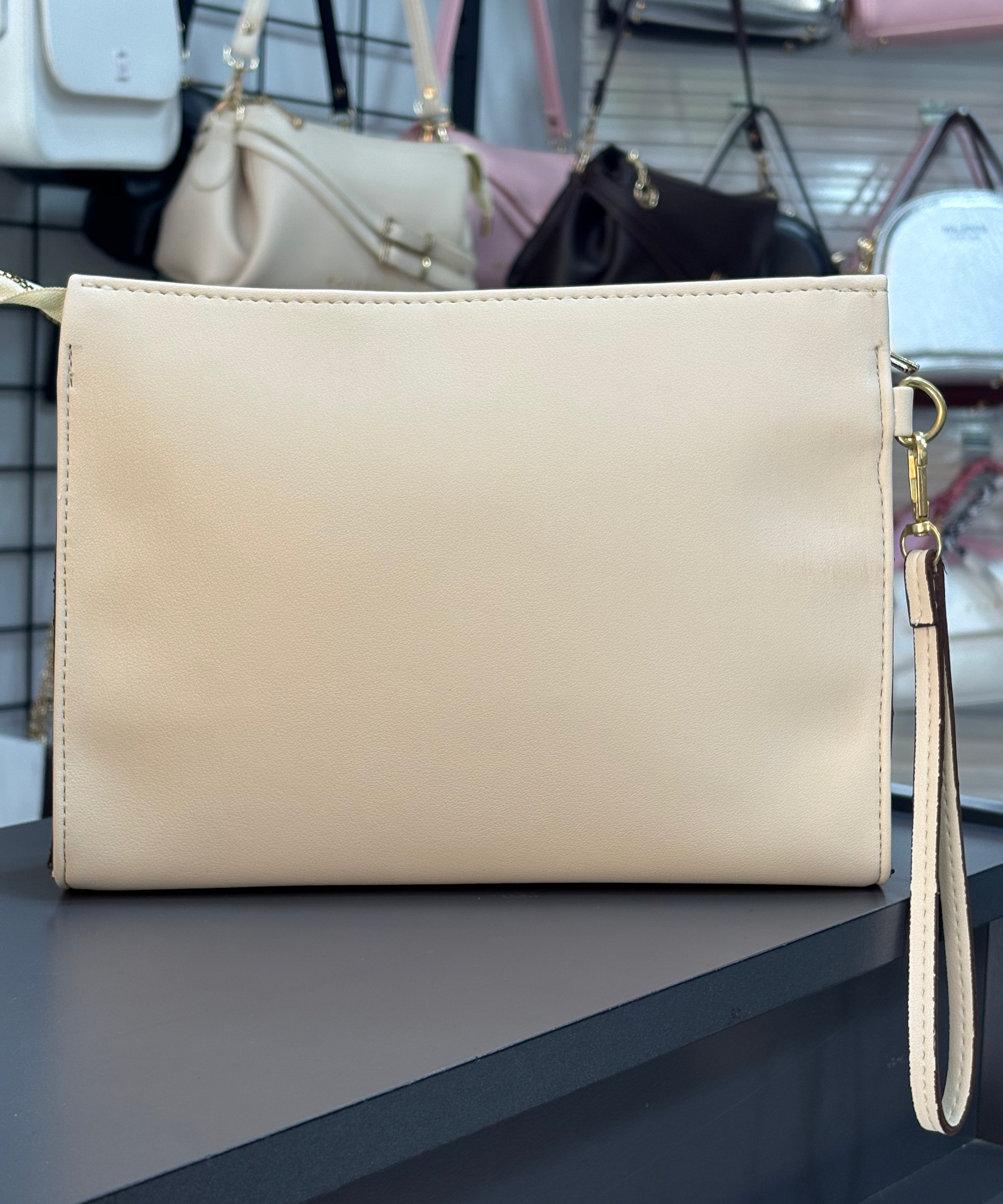 Kadın Baskılı Kadın Clutch El Çantası portföy KS-4076