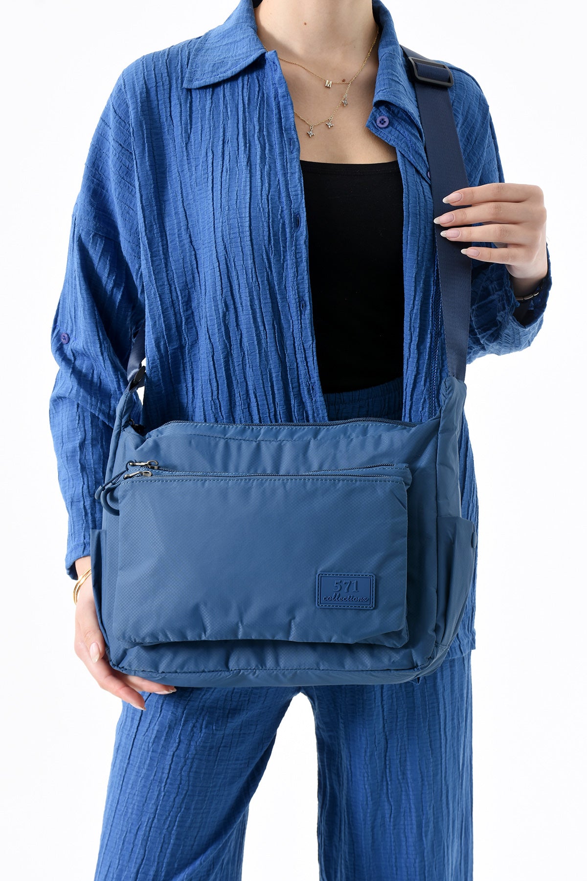 Ultra Hafif Su Geçirmez Çok Cepli Omuz Çantası (Model: 571-9J)