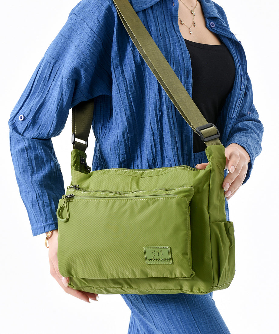 Ultra Hafif Su Geçirmez Çok Cepli Omuz Çantası (Model: 571-9J)