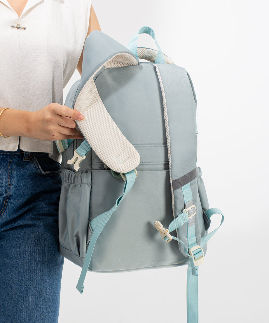 Ultra Hafif Su Geçirmez Çok Cepli Sırt Çantası Unisex Kore Stil  VNT-1-1B