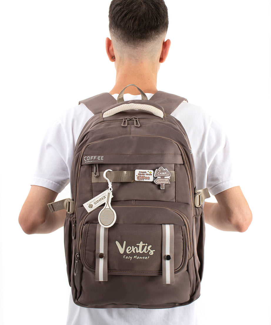 Ultra Hafif Su Geçirmez Çok Cepli Sırt Çantası Unisex Kore Stil  VNT-1-5D