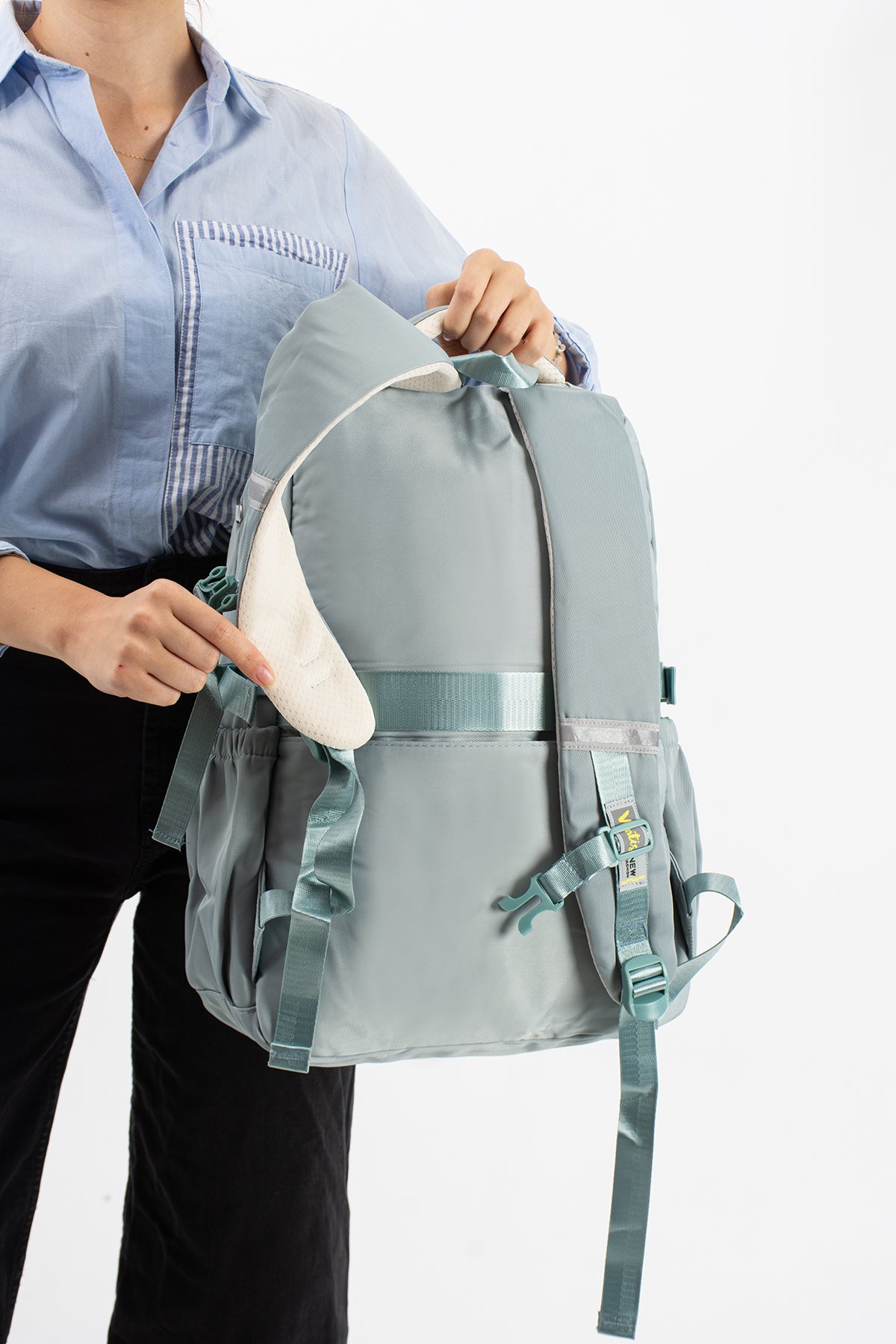 Ultra Hafif Su Geçirmez Çok Cepli Sırt Çantası Unisex Kore Stil  VNT-1-5D