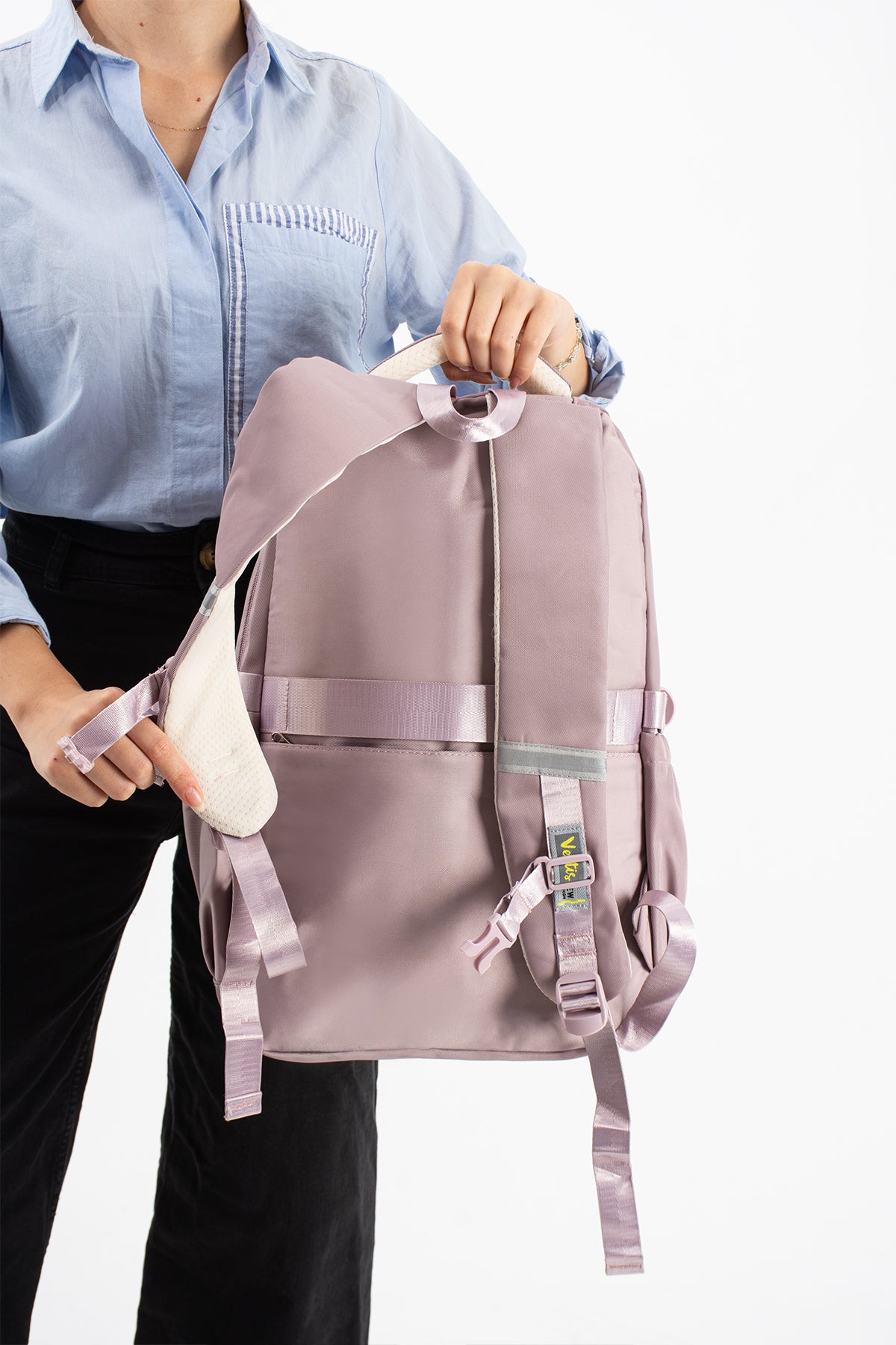 Ultra Hafif Su Geçirmez Çok Cepli Sırt Çantası Unisex Kore Stil  VNT-1-5D