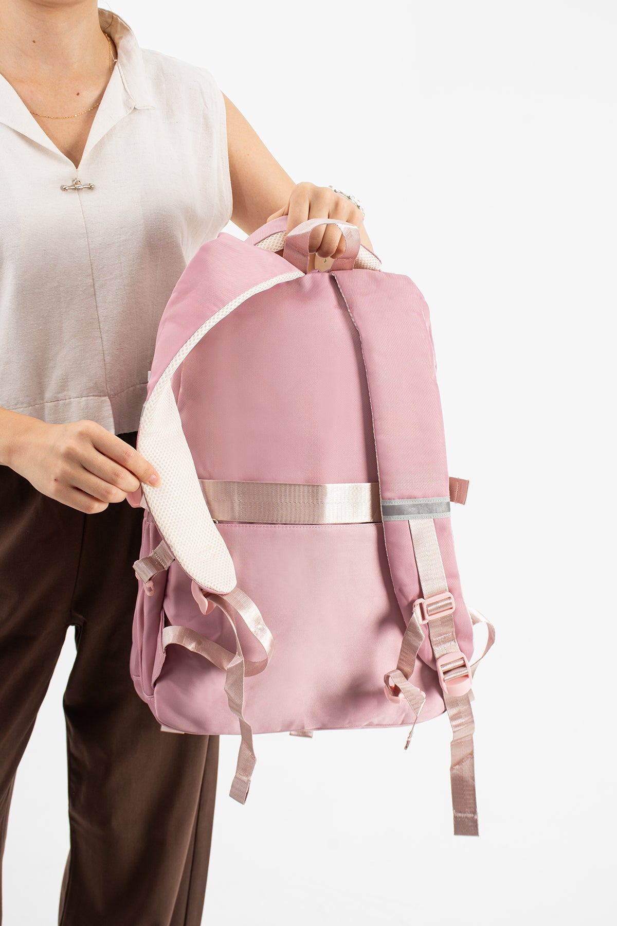 Ultra Hafif Su Geçirmez Çok Cepli Sırt Çantası Unisex Kore Stil  VNT-1-5E