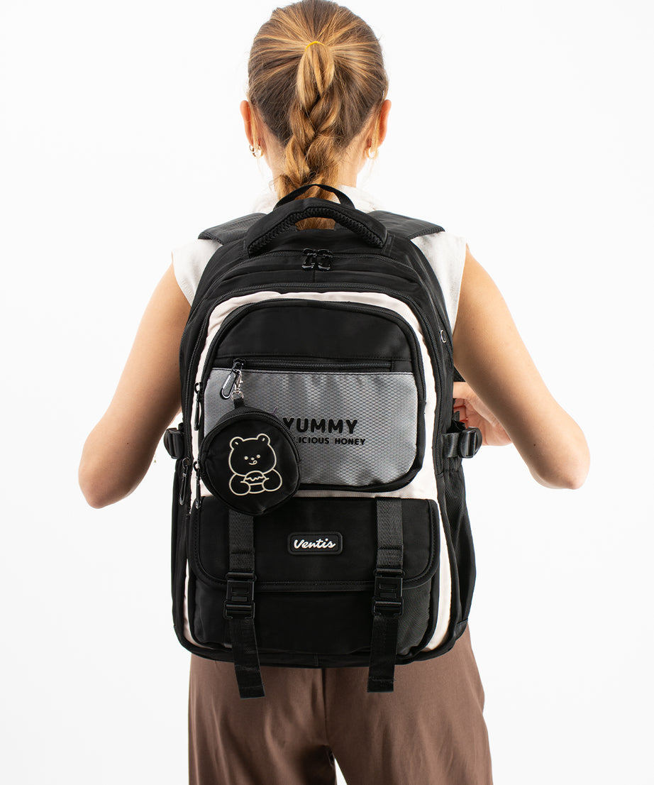 Ultra Hafif Su Geçirmez Çok Cepli Sırt Çantası Unisex Kore Stil  VNT-1-5E