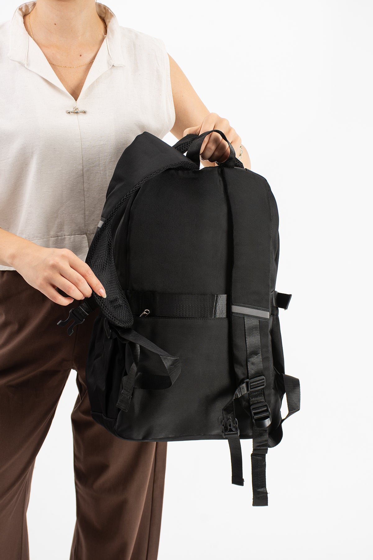 Ultra Hafif Su Geçirmez Çok Cepli Sırt Çantası Unisex Kore Stil  VNT-1-5E