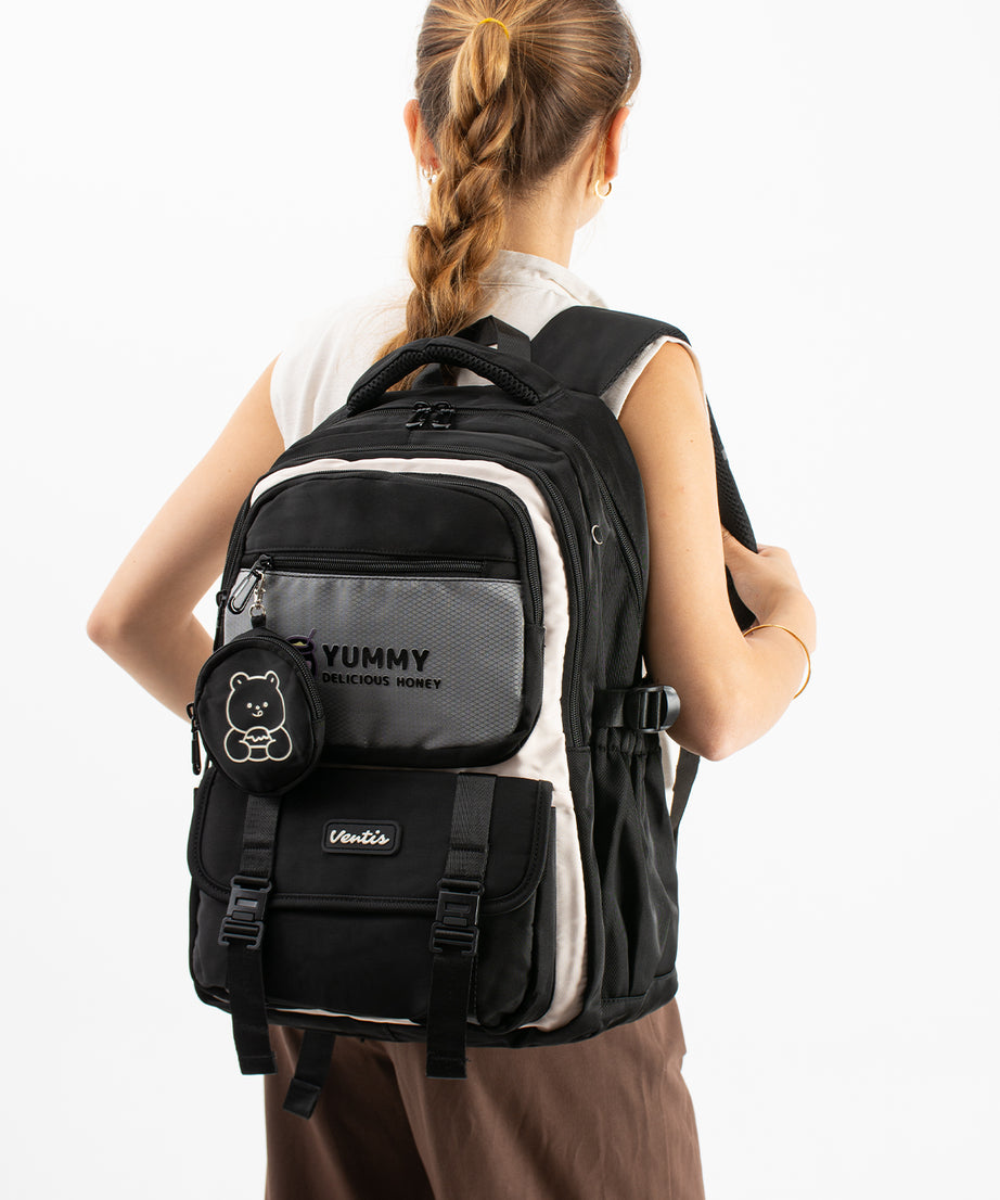 Ultra Hafif Su Geçirmez Çok Cepli Sırt Çantası Unisex Kore Stil  VNT-1-5E