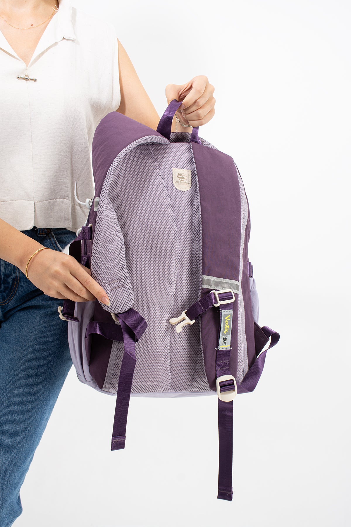 Ultra Hafif Su Geçirmez Çok Cepli Sırt Çantası Unisex Kore Stil  VNT-1-5F