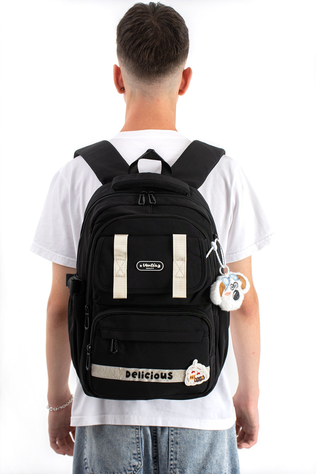 Ultra Hafif Su Geçirmez Çok Cepli Sırt Çantası Unisex Kore Stil  VNT-1-5F