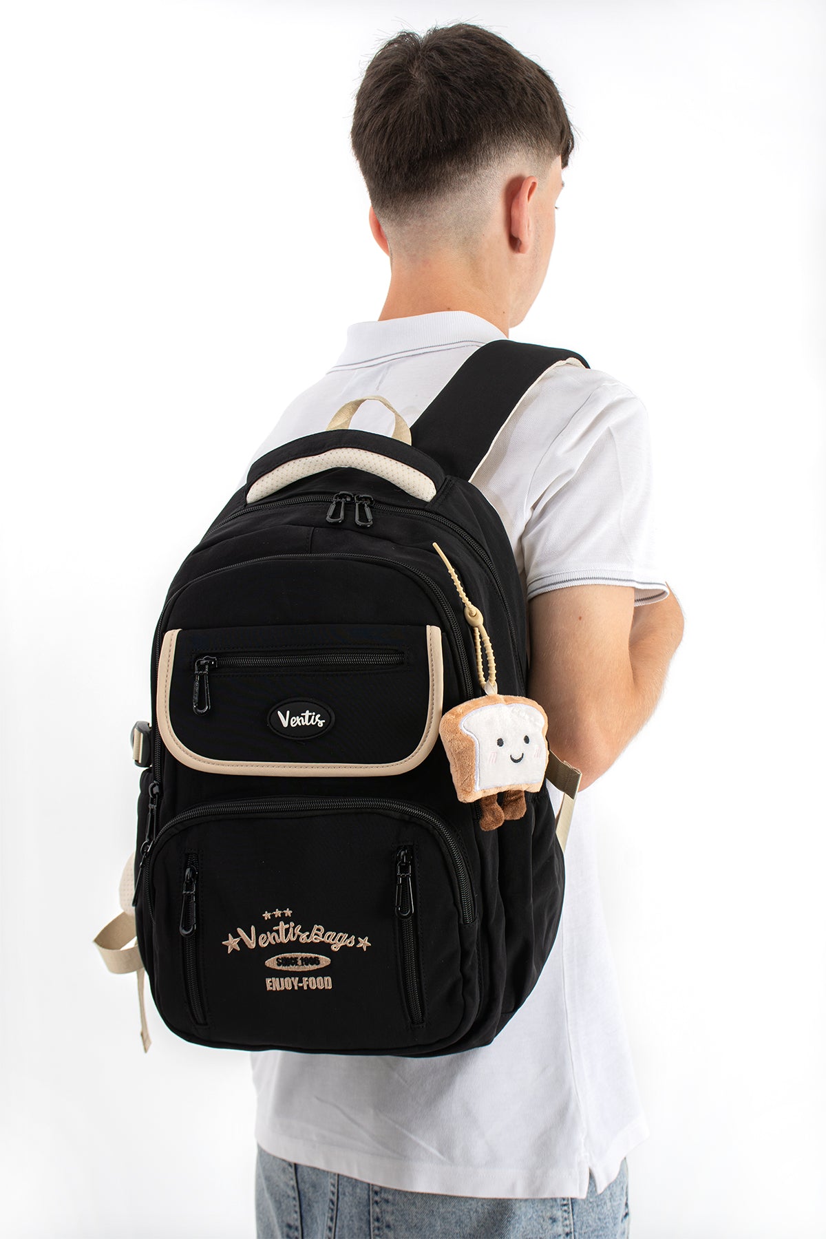Ultra Hafif Su Geçirmez Çok Cepli Sırt Çantası Unisex Kore Stil  VNT-1-5G