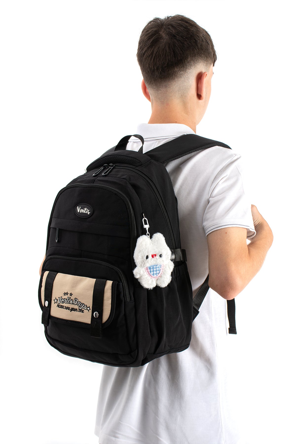 Ultra Hafif Su Geçirmez Çok Cepli Sırt Çantası Unisex Kore Stil  VNT-1-5H