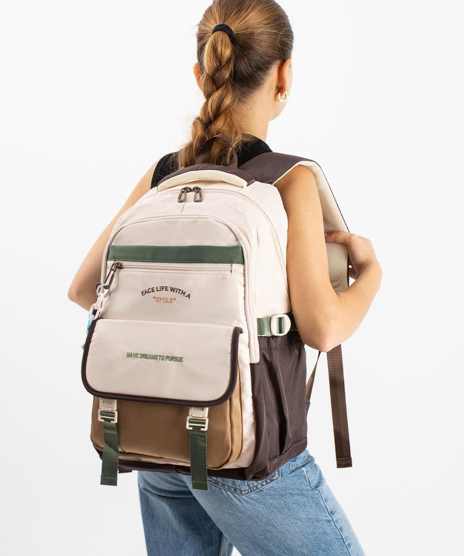 Ultra Hafif Su Geçirmez Çok Cepli Sırt Çantası Unisex Kore Stil  VNT-1-5l