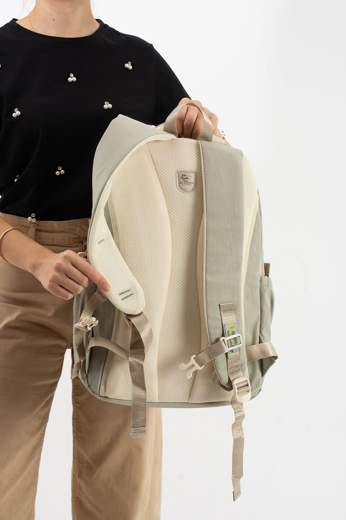 Ultra Hafif Su Geçirmez Çok Cepli Sırt Çantası Unisex Kore Stil  VNT-1-5J