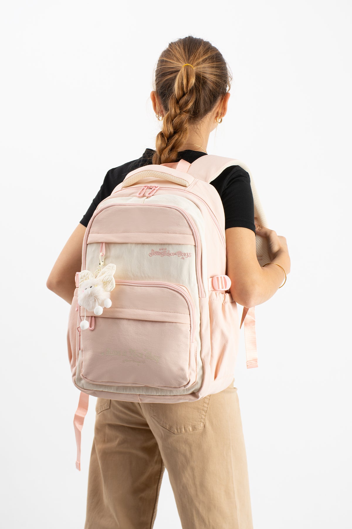 Ultra Hafif Su Geçirmez Çok Cepli Sırt Çantası Unisex Kore Stil  VNT-1-5J