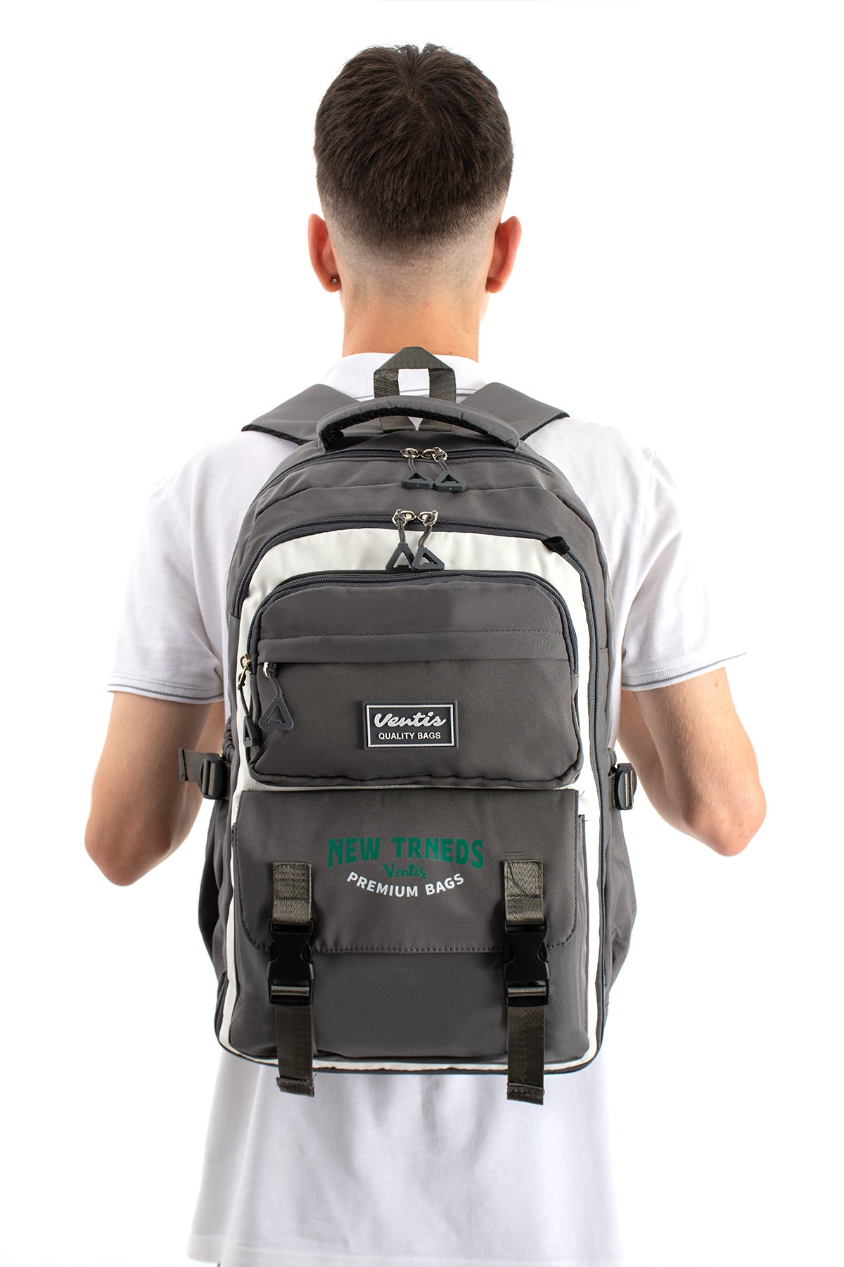 Ultra Hafif Su Geçirmez Çok Cepli Sırt Çantası Unisex Kore Stil  VNT-1-7A