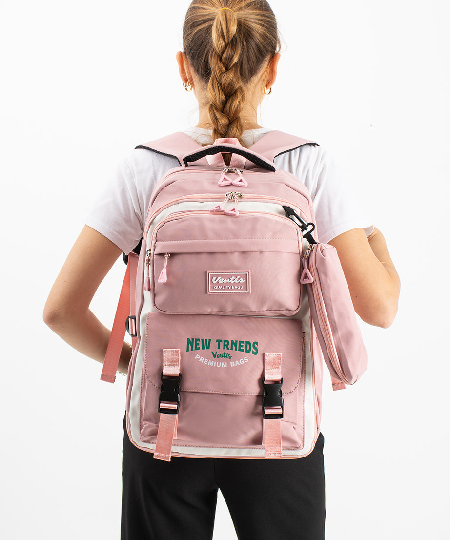 Ultra Hafif Su Geçirmez Çok Cepli Sırt Çantası Unisex Kore Stil  VNT-1-7A