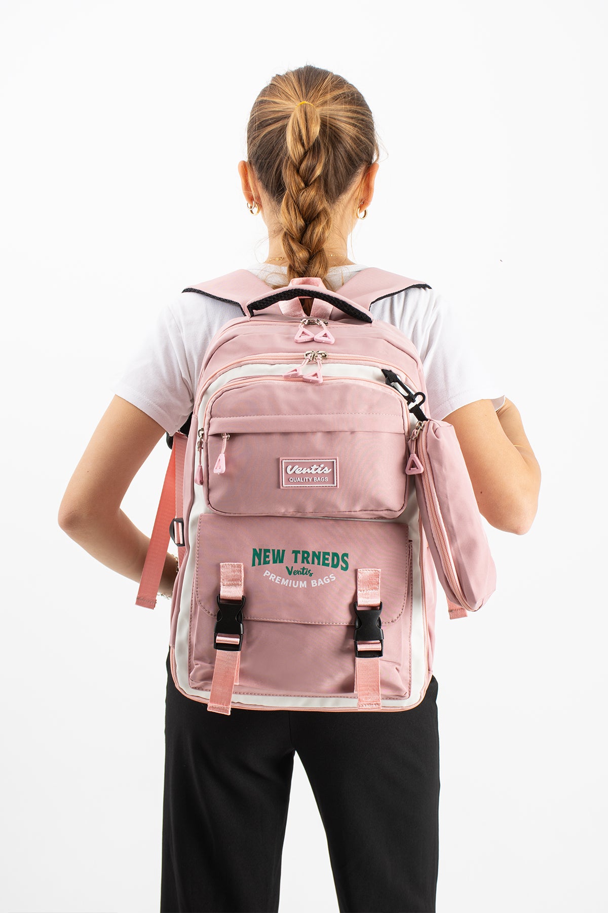 Ultra Hafif Su Geçirmez Çok Cepli Sırt Çantası Unisex Kore Stil  VNT-1-7A