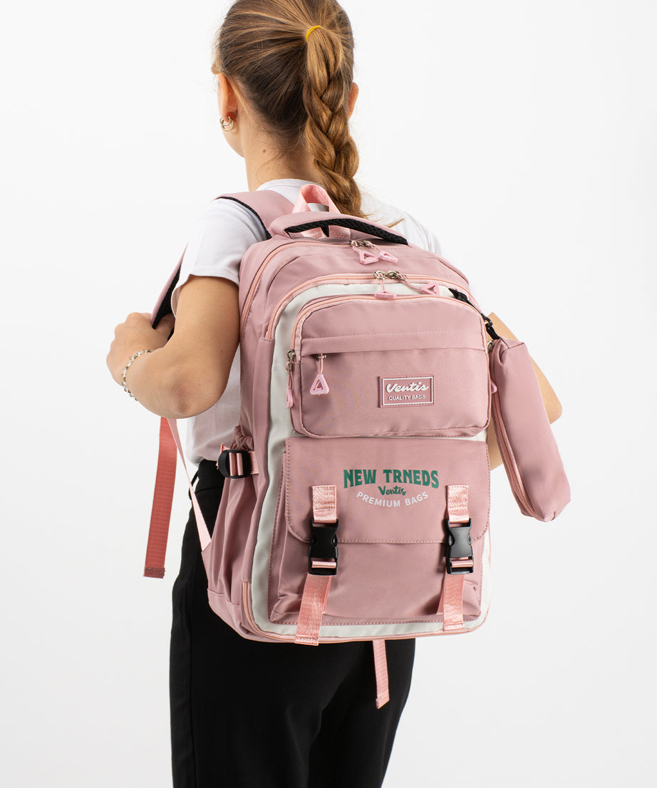 Ultra Hafif Su Geçirmez Çok Cepli Sırt Çantası Unisex Kore Stil  VNT-1-7A