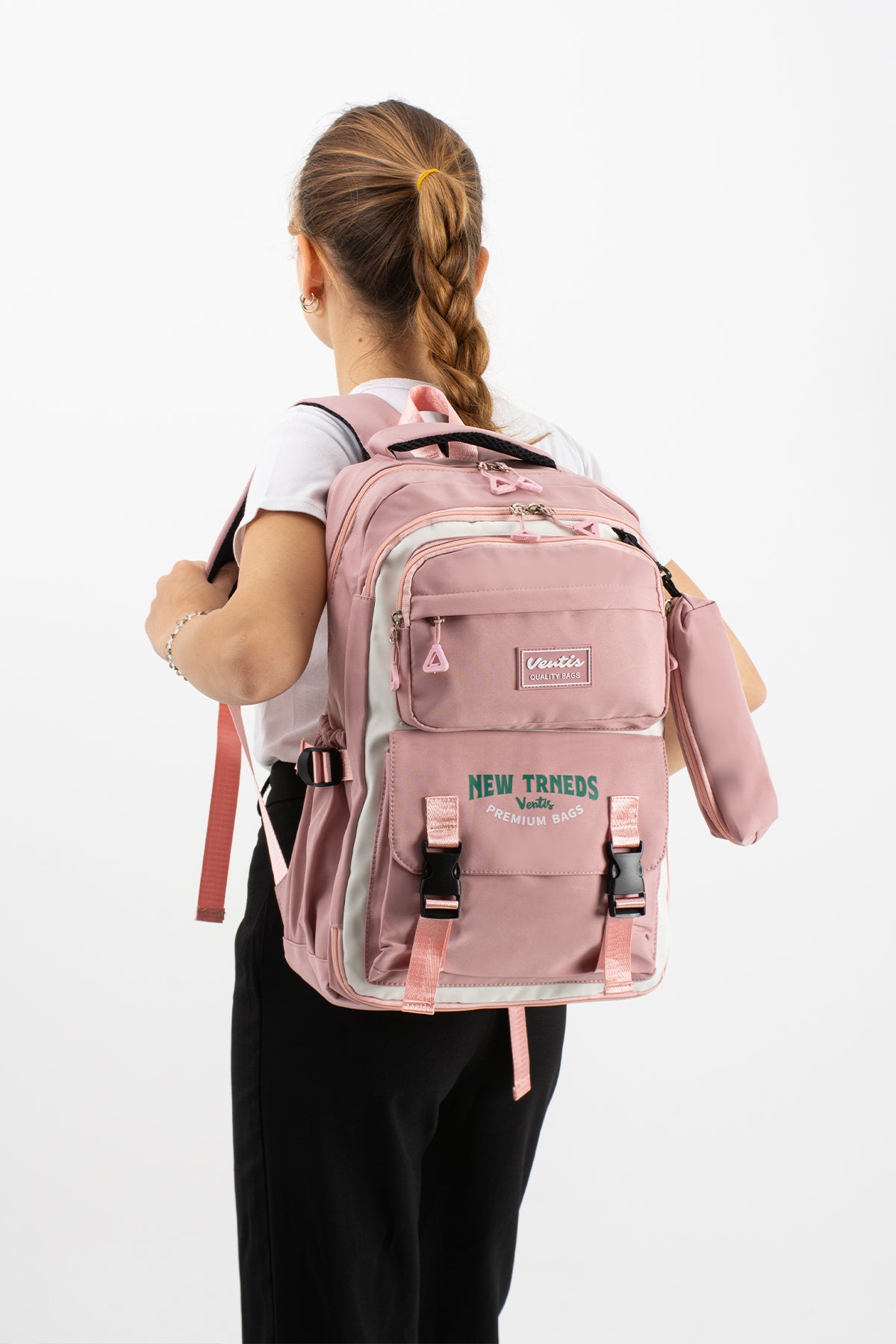 Ultra Hafif Su Geçirmez Çok Cepli Sırt Çantası Unisex Kore Stil  VNT-1-7A