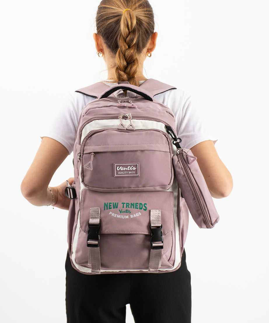 Ultra Hafif Su Geçirmez Çok Cepli Sırt Çantası Unisex Kore Stil  VNT-1-7A