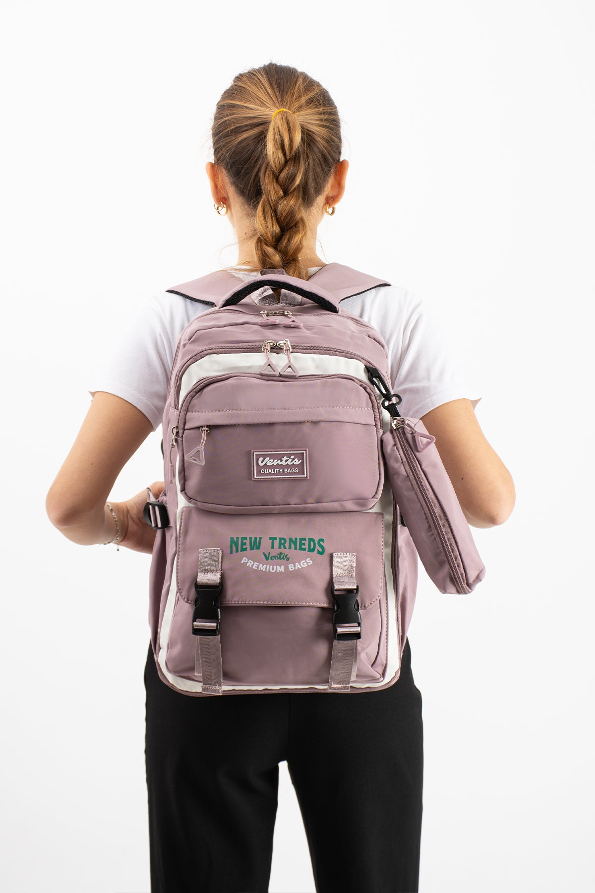 Ultra Hafif Su Geçirmez Çok Cepli Sırt Çantası Unisex Kore Stil  VNT-1-7A