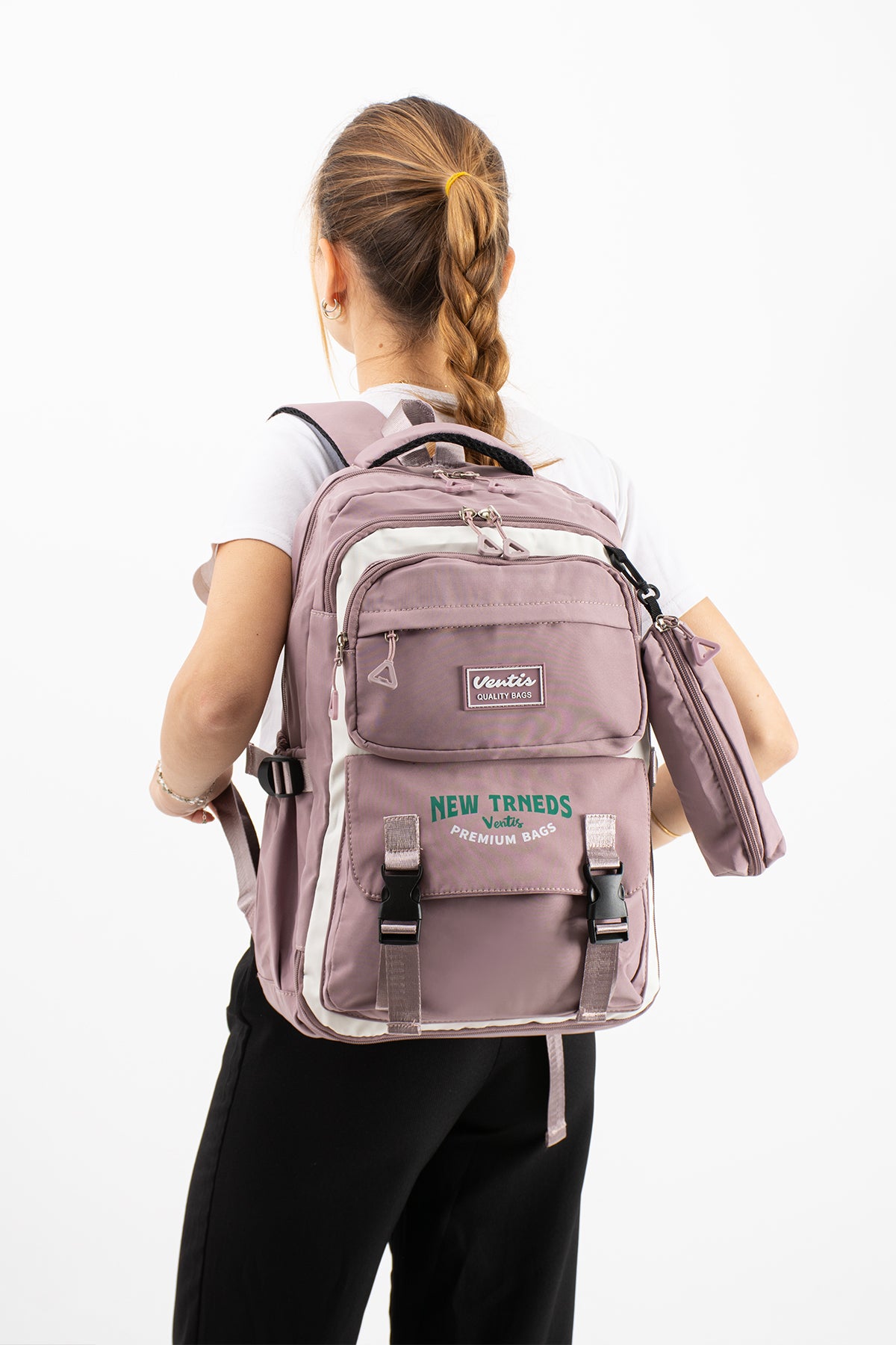 Ultra Hafif Su Geçirmez Çok Cepli Sırt Çantası Unisex Kore Stil  VNT-1-7A