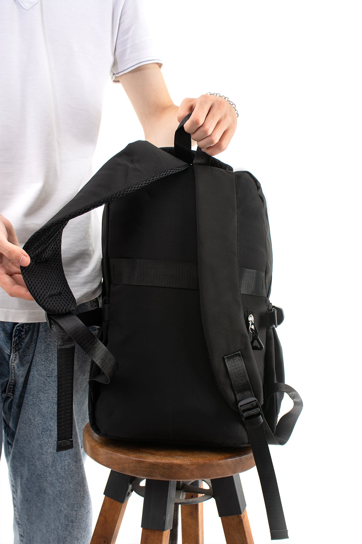 Ultra Hafif Su Geçirmez Çok Cepli Sırt Çantası Unisex Kore Stil  VNT-1-7A